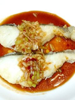 簡単魚たらの唐揚げ♪フライパンねぎソース-レシピのメイン写真