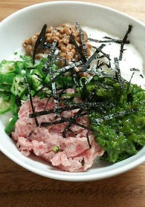栄養満点☆ネバトロ丼-レシピのメイン写真