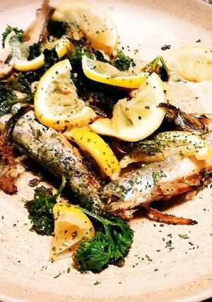 ししゃもとレモンのオリーブ油焼き-レシピのメイン写真