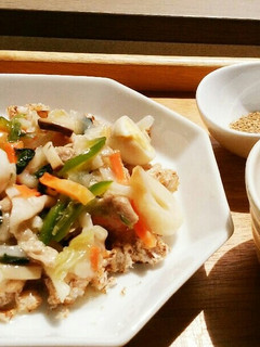 犬ご飯　おこげ風野菜の中華あんかけ-レシピのメイン写真
