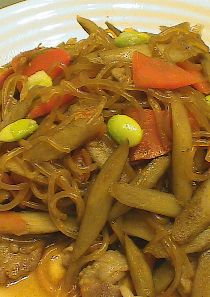 お袋の味・・ごぼうとにんじんの炒め煮-レシピのメイン写真