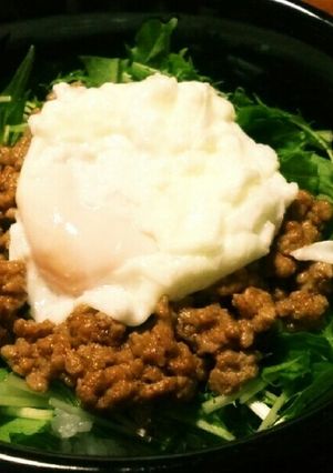 ピリ辛そぼろ丼-レシピのメイン写真