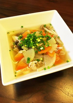 肉野菜たっぷりあったかうどん-レシピのメイン写真