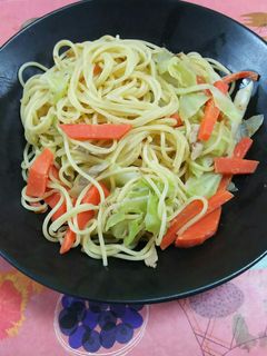 お鍋1つで和風パスタ-レシピのメイン写真