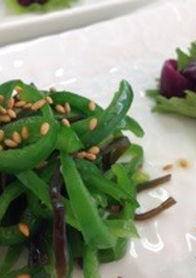 ピーマンと塩昆布の和え物-レシピのメイン写真