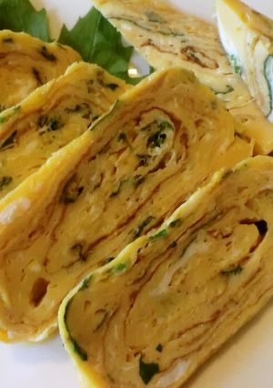 ☆クレソン入り卵焼き☆副菜・お弁当レシピ-レシピのメイン写真