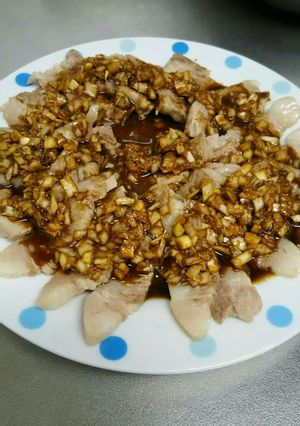 簡単♪豚肉のピリ辛ダレ和え♪-レシピのメイン写真