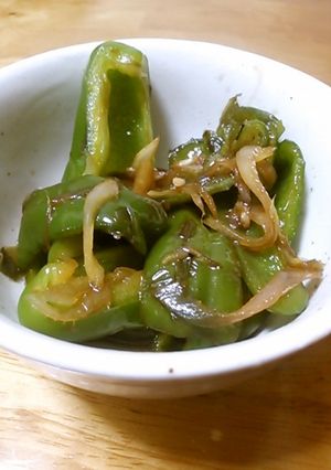 ピーマンとみょうがの醤油炒め-レシピのメイン写真