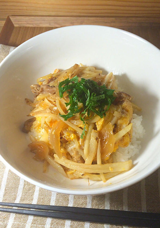 長いもでシャキとろ他人丼-レシピのメイン写真