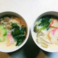 รูปของ レンジで簡単茶碗蒸し☆２人分用。
