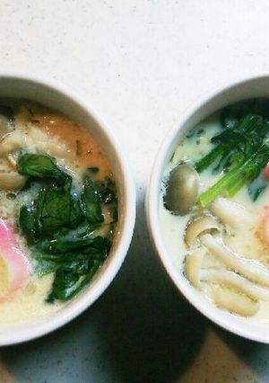 レンジで簡単茶碗蒸し☆２人分用。-レシピのメイン写真