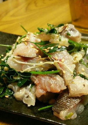 白身魚のカラスノエンドウ和え-レシピのメイン写真