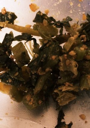 簡単!御飯のとも。高菜漬けのごま油炒め-レシピのメイン写真