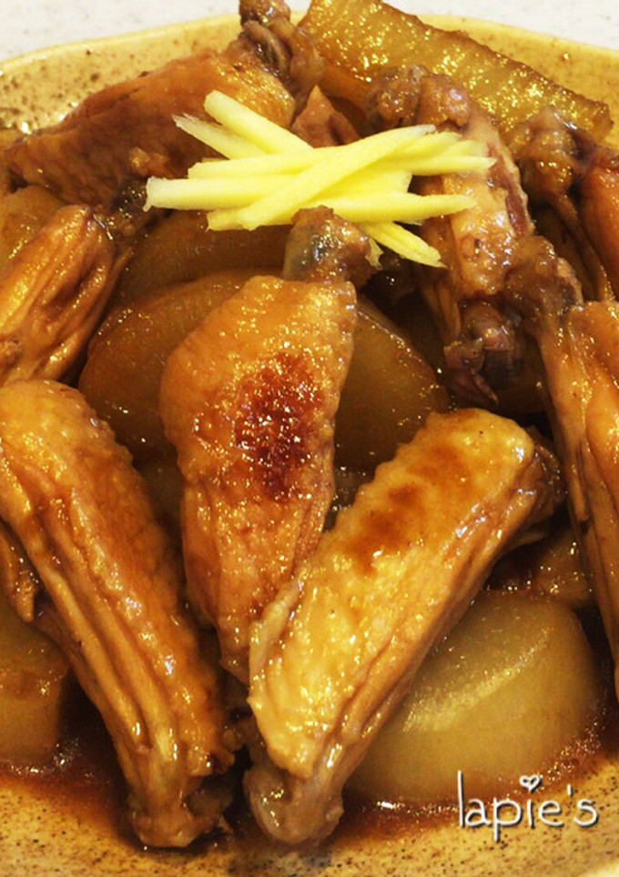 大根ほっこり♡手羽の煮物-レシピのメイン写真