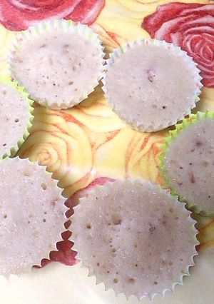 レンジで簡単☆ミ　いちご蒸しパン-レシピのメイン写真