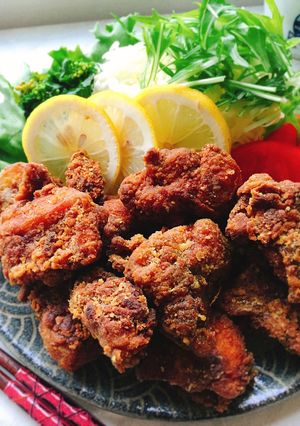 カレー味！常温揚げでスパイシー鶏唐揚げ-レシピのメイン写真