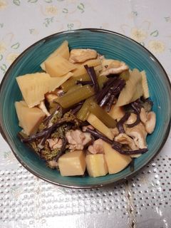 たけのこ、わらび、ふきの炊いたん-レシピのメイン写真