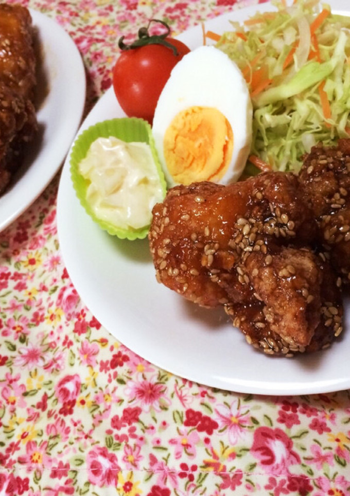 冷凍してお弁当にも♡甘辛唐揚げ(^ ^)-レシピのメイン写真