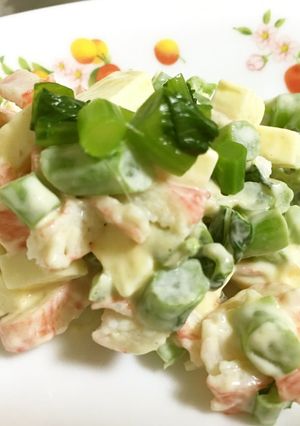 のらぼう菜の簡単サラダ-レシピのメイン写真