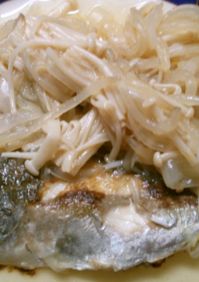 簡単♪和食鰺のもやし えのきの和風ソース-レシピのメイン写真