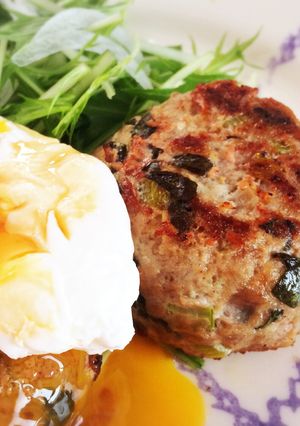 戻さない高野豆腐入り塩麹ハンバーグ-レシピのメイン写真