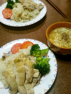超簡単!炊飯器でカオマンガイ-レシピのメイン写真
