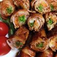 豚肉の3色野菜巻き♪