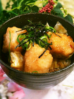 唐揚げとキャベツの甘辛旨味丼-レシピのメイン写真