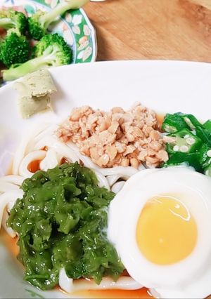 温でも冷でも。ネバトロそばorうどん！-レシピのメイン写真