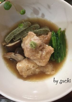 金沢の郷土料理!鶏肉の治部煮-レシピのメイン写真