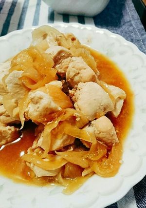 鶏肉と玉ねぎ◎しょうが蒸し-レシピのメイン写真