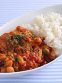 骨付きチキンとトマトのカフェカレー-レシピのメイン写真