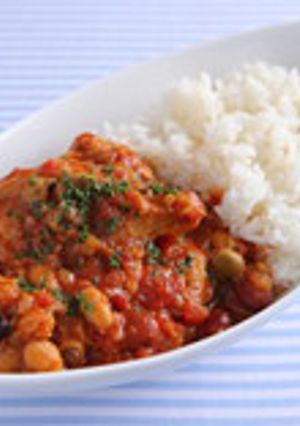 骨付きチキンとトマトのカフェカレー-レシピのメイン写真