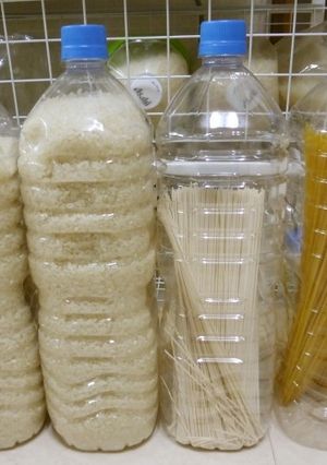 ペットボトル保存お米、パスタ、そうめん等-レシピのメイン写真