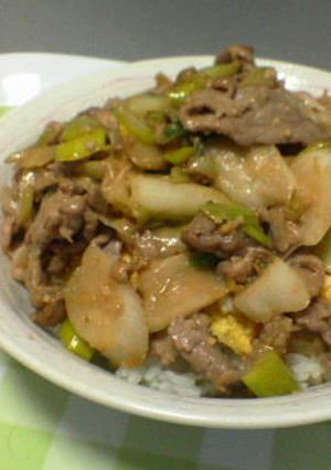 豚葱卵丼-レシピのメイン写真