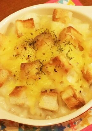 リメイク★残り物シチューがグラタンに♪-レシピのメイン写真