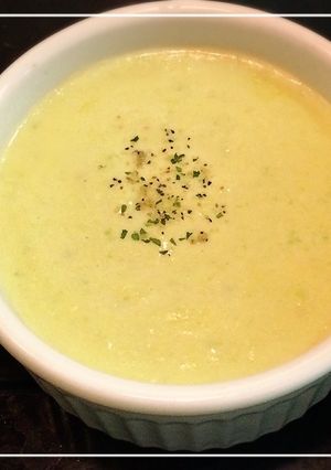 ミキサーいらず！アボカドの豆乳スープ☆-レシピのメイン写真