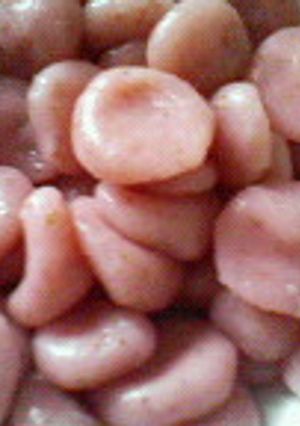 いちご白玉☆１００％天然果汁・果肉入り-レシピのメイン写真