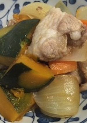 かぼちゃで肉じゃが？　いえ　肉ぼちゃ-レシピのメイン写真