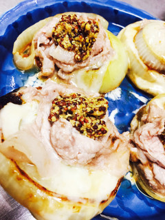 玉ねぎと豚肉のマスタード和え-レシピのメイン写真