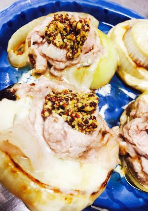 玉ねぎと豚肉のマスタード和え-レシピのメイン写真
