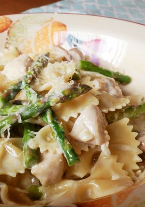 チーズクリームソースのパスタ-レシピのメイン写真