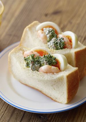 【マヨデリ】ブロッコリーとえびのポケサン-レシピのメイン写真