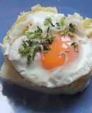エコパン❀野沢菜ちりめんのオープンサンド