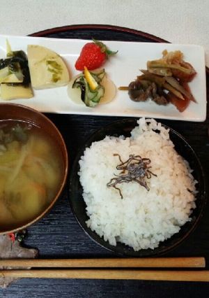 血管プラークダイエット食715（筍朝食）-レシピのメイン写真