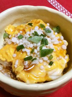 簡単!卵1コであんかけ卵丼♪-レシピのメイン写真