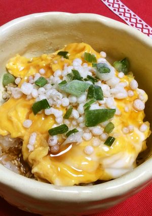 簡単！卵1コであんかけ卵丼♪-レシピのメイン写真
