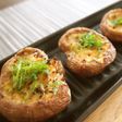 グリルプレートでしいたけの味噌マヨ焼き