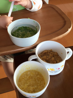 離乳食中期(生後7か月)☆朝食献立-レシピのメイン写真