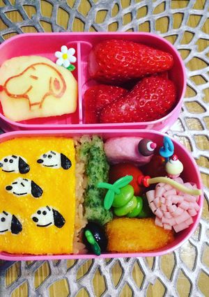 スヌーピーのオムライス-レシピのメイン写真